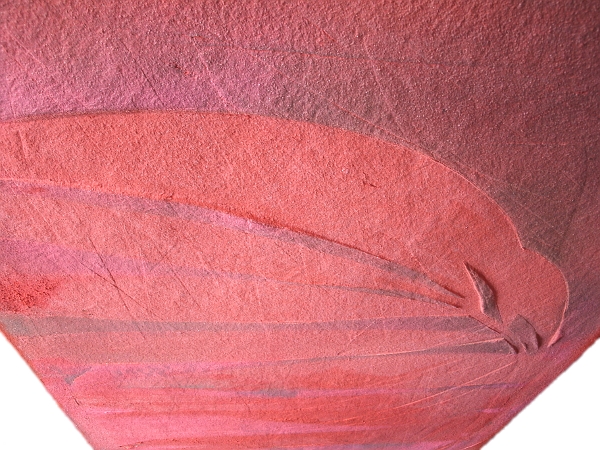 A red, gold and pink painting. modern paintings