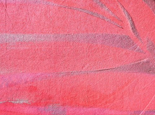 A pink, red and gold painting. abstract art gallery
